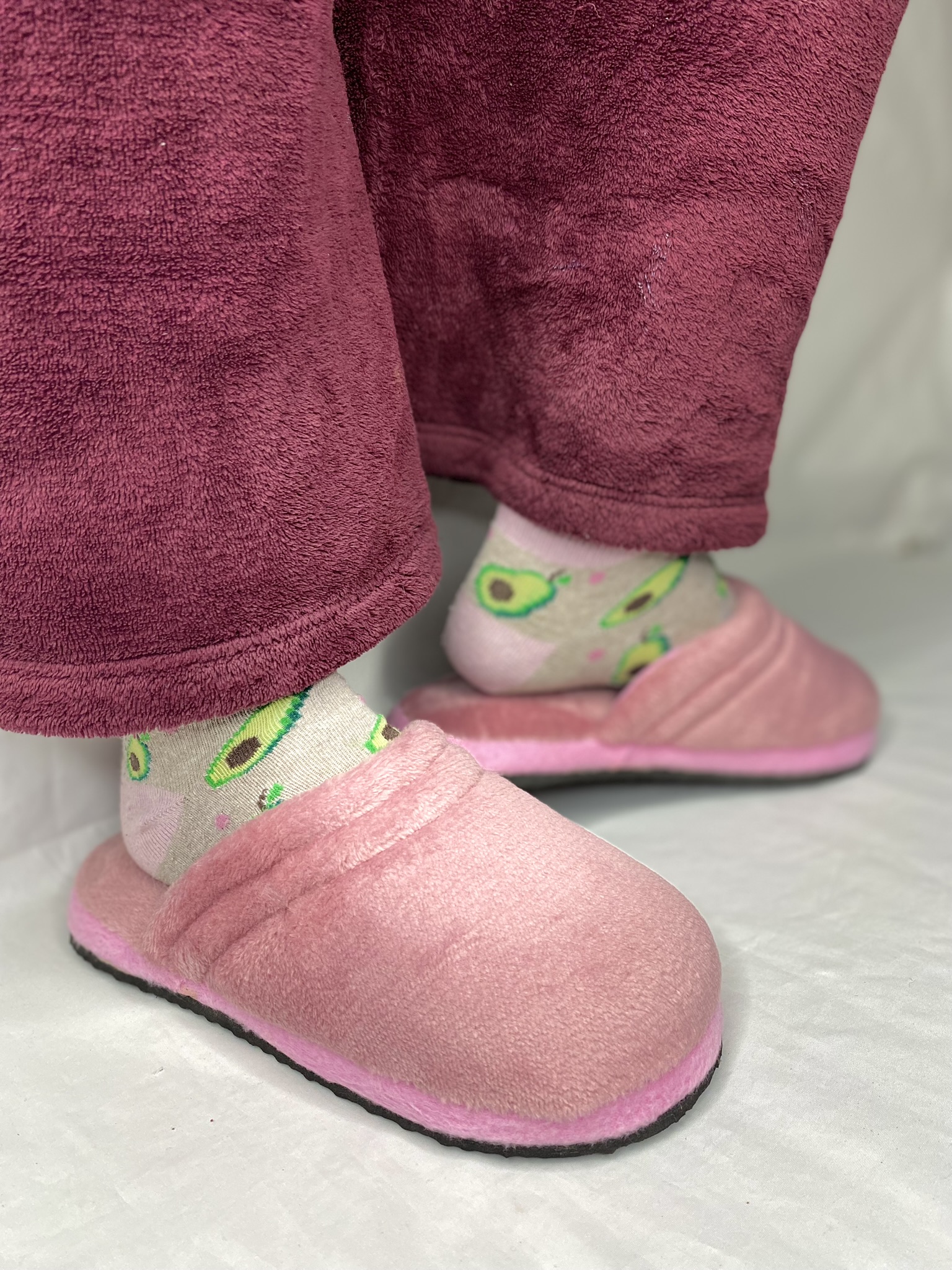 pantufa rosa clara